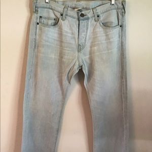 True Religion straight leg light blue jean
